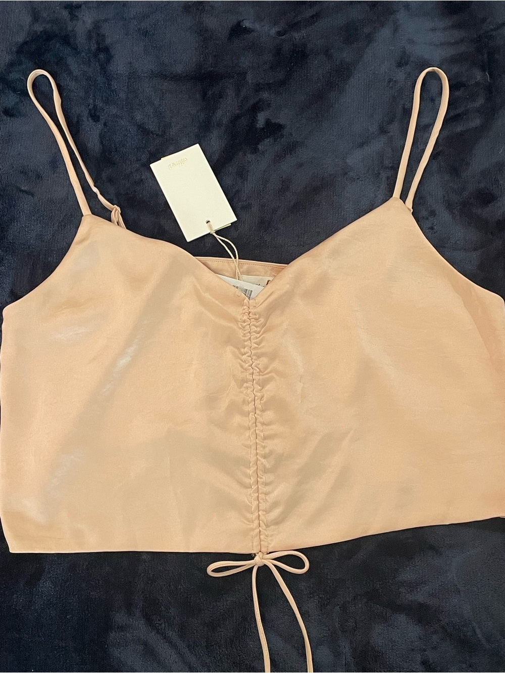 BRAND NEW Wilfred Aritzia Strappy Camisole Boho Western Tank Crop Top Med/Lg✨